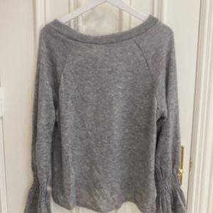 gray sweater